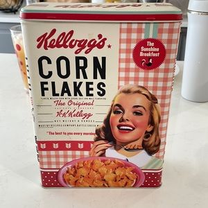 Vintage style cereal box container